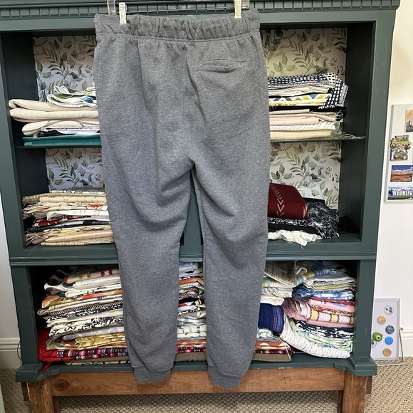 Zoo York Joggers SweatPants Mens L Drawstring Gray Cuffed Leg Stretch 4 Pockets - Picture 4 of 8